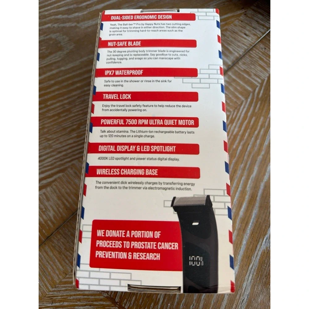 HAPPY NUTS The Ballber Pro new and sealed electric hair trimmer